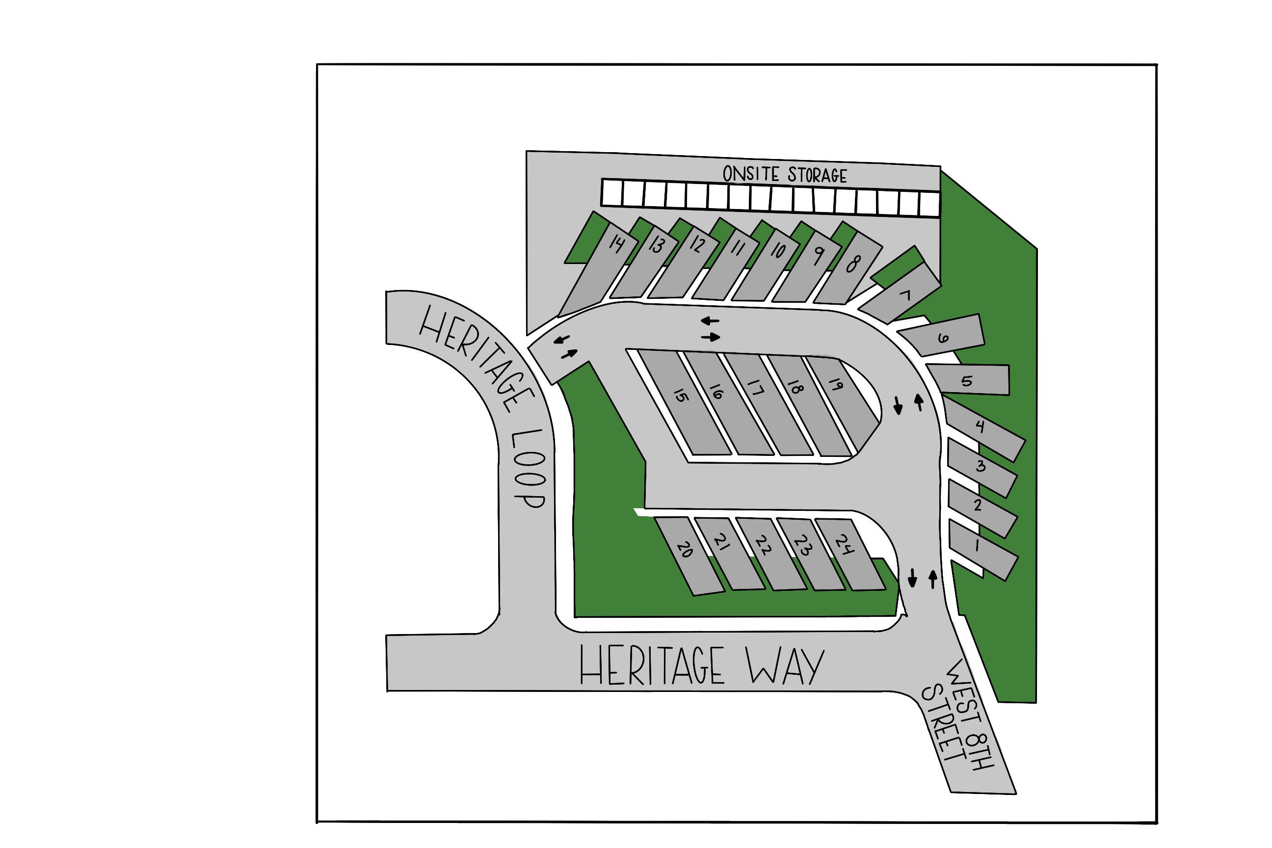 rv park layout